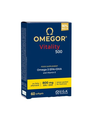 Omegor Vitality 500. 60 Perlas