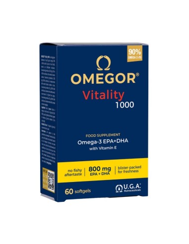 Omegor Vitality 1000. 60 Perlas