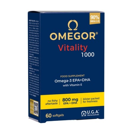 Omegor Vitality 1000. 60 Perlas Omegor Vitality 1000. 60 Perlas