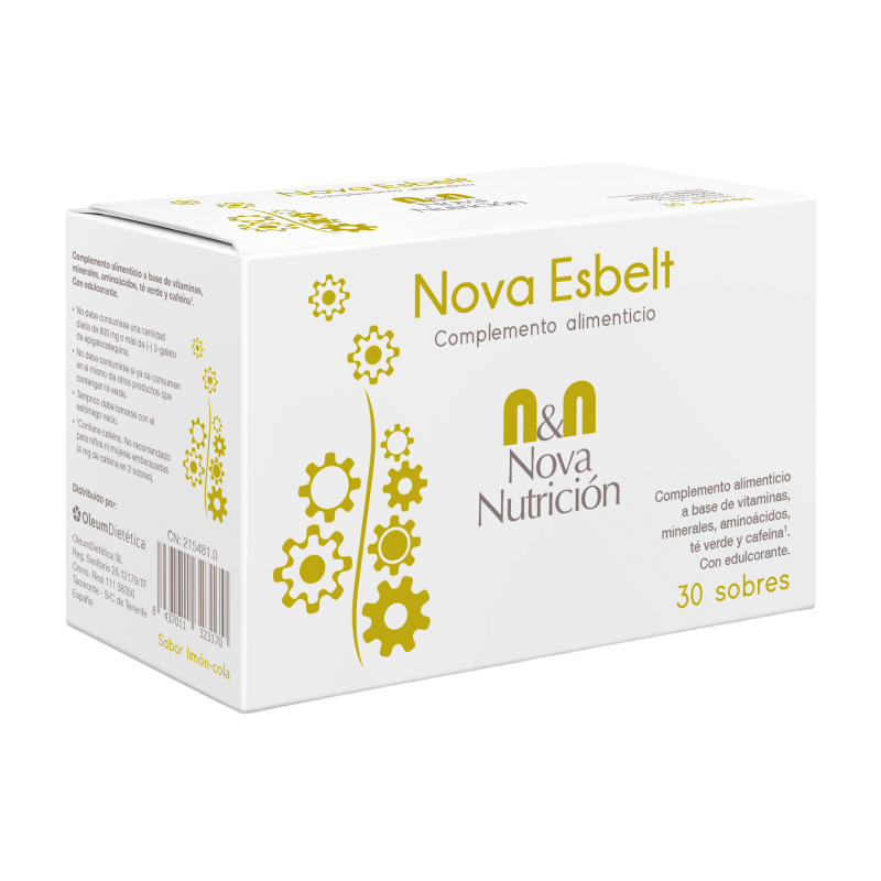 Nova Esbelt Sabor Limón-Cola. 30+2 Sobres- 5.3 G