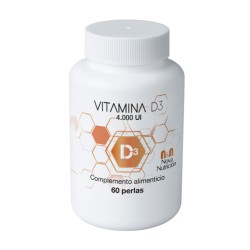 Vitamina D3 4.000 UI. 60 perlas