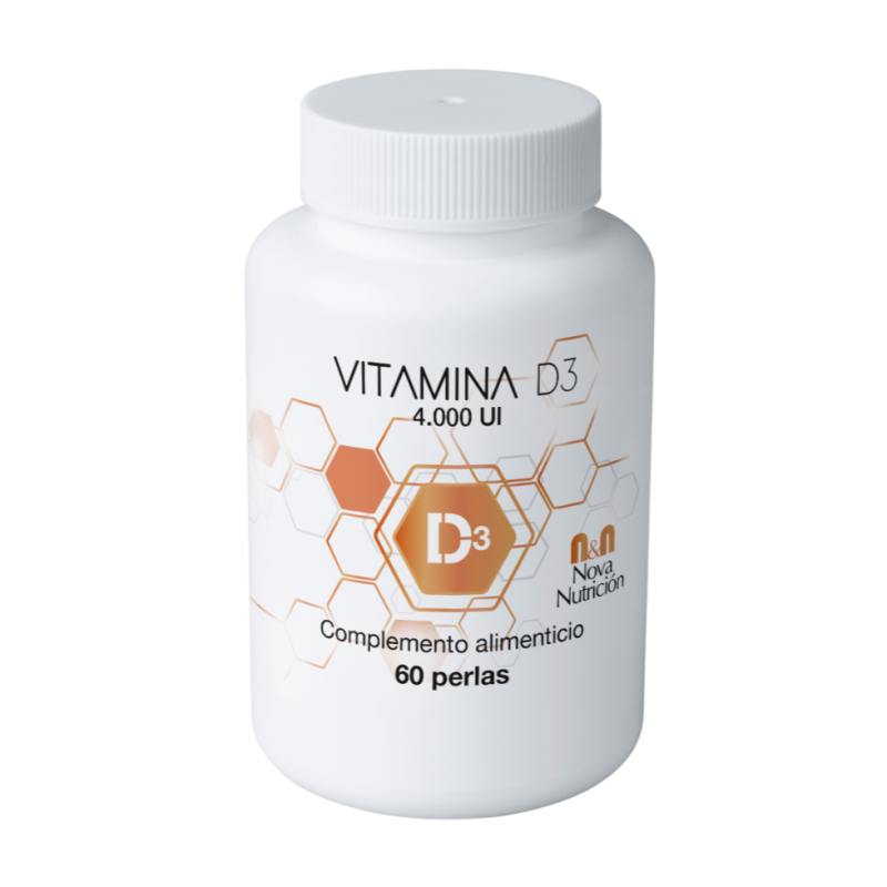 Vitamina D3 4.000 UI. 60 perlas