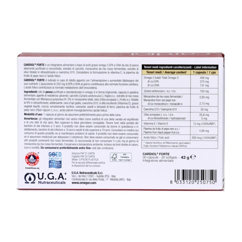 Cardiol Forte. 30 Perlas Cardiol Forte. 30 Perlas
