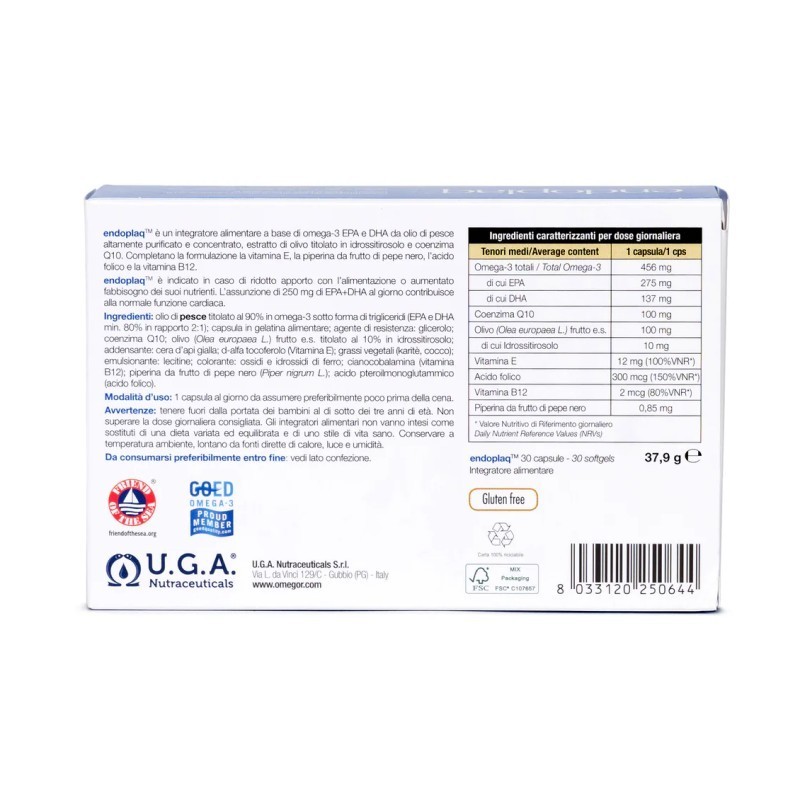 Endoplaq. 30 Cápsulas
