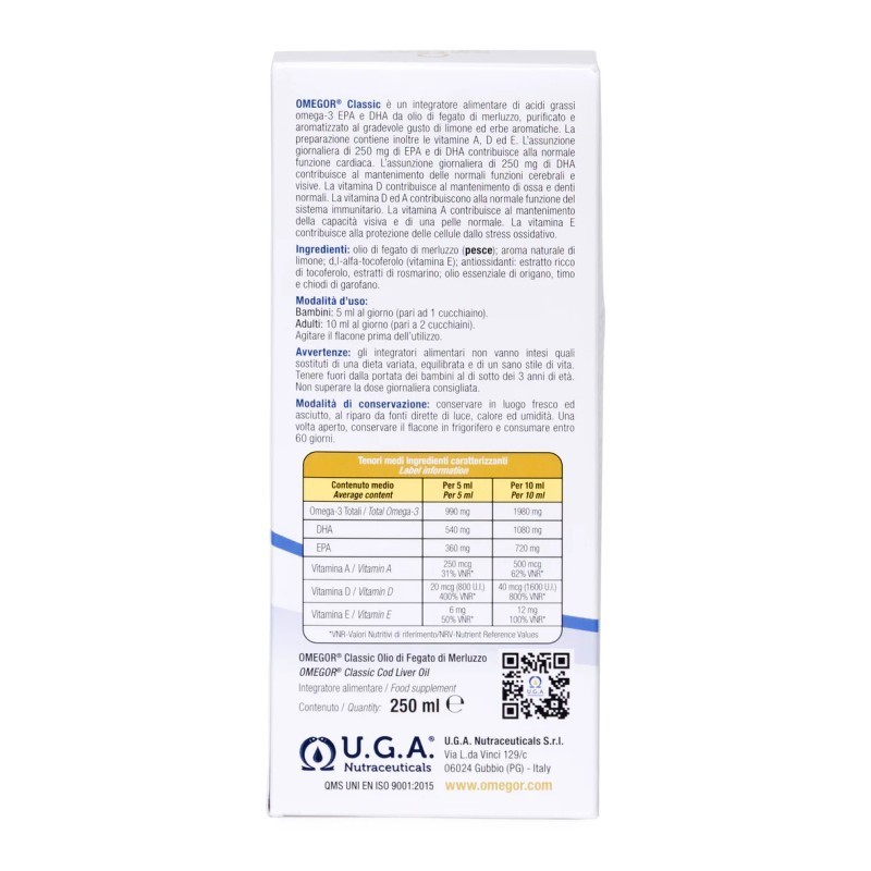 Omegor Classic (Aceite de Higado de... Omegor Classic (Aceite de Higado de...
