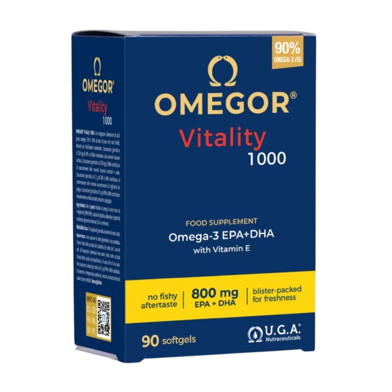 Omegor Vitality 1000. 90 Perlas
