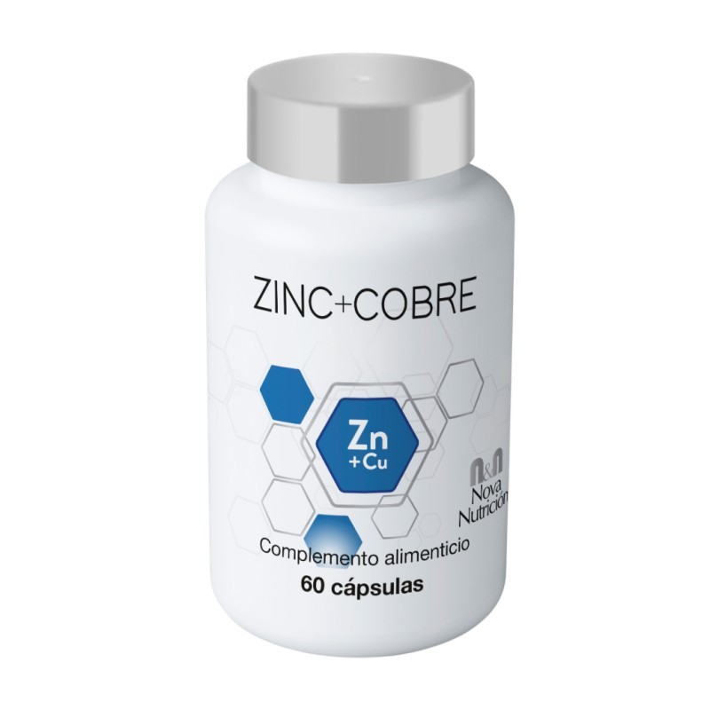 Zinc + cobre. 60 cápsulas