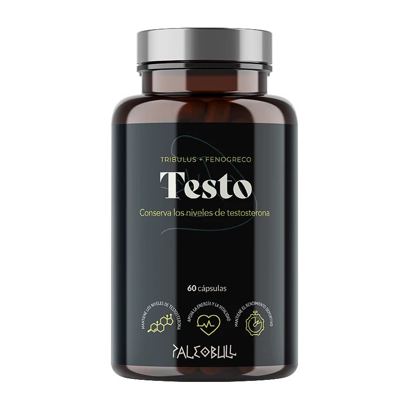 Testo Potenciador: Tribulus + Fenogreco. 60 Cápsulas