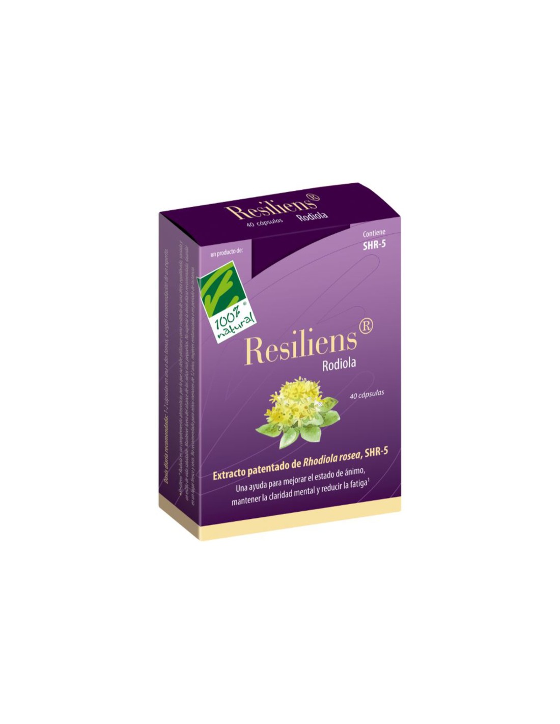Resilian Resiliens® Rodiola. 40 Cápsulas