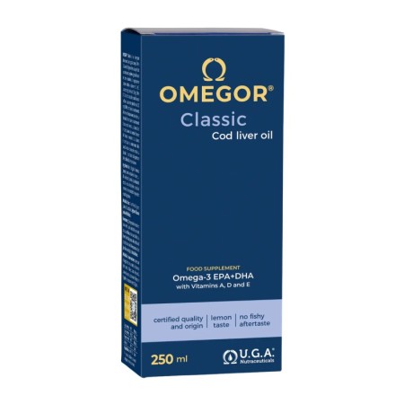 Omegor Classic (Aceite de Higado de Bacalao). 250 Ml
