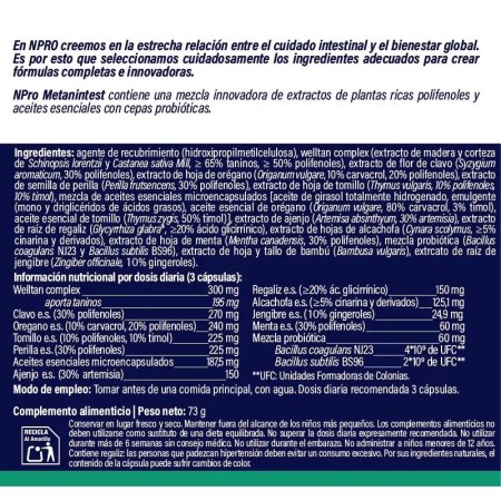 NPRO METANINTEST 90 CÁPS.