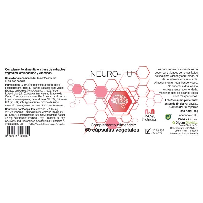 Neuro Hup. 60 Cápsulas