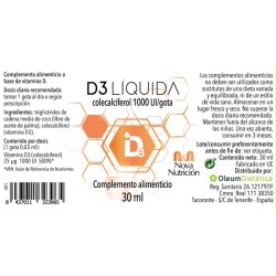 Vitamina D3 Líquida 30 ml 2
