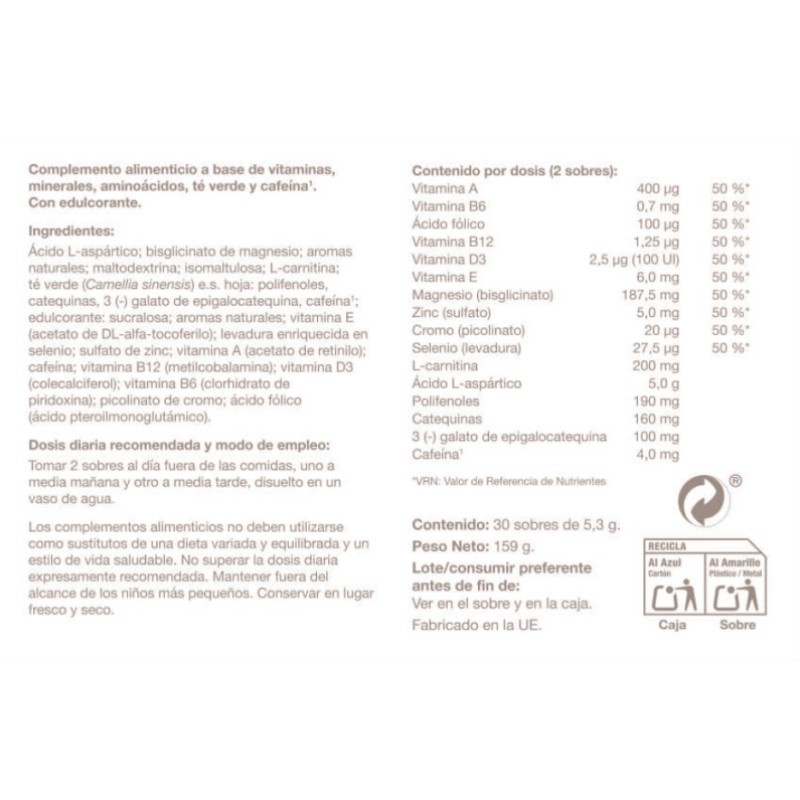 Nova Esbelt Sabor Limón-Cola. 30+2...