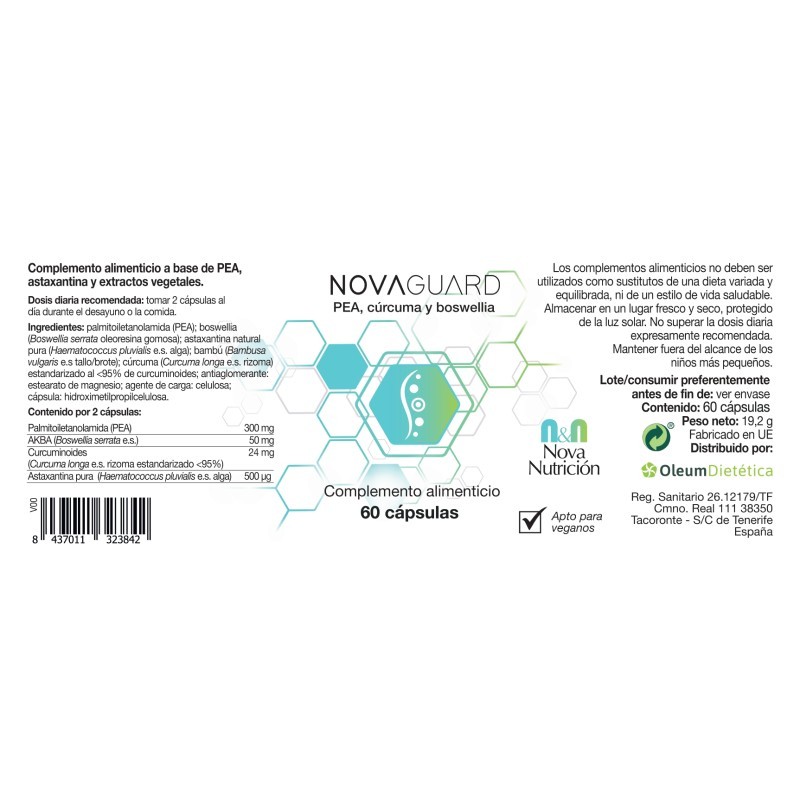 Nova Guard. 60 cápsulas