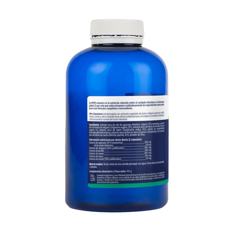 CLEANintest. 60 cápsulas