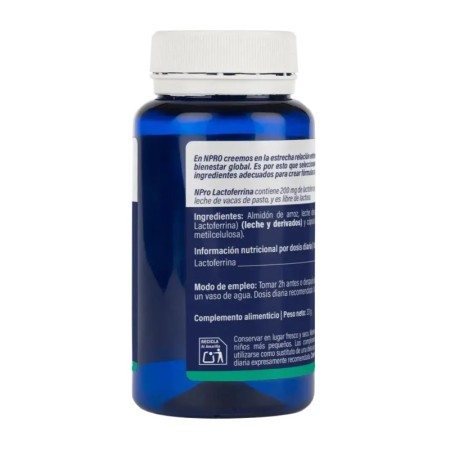 Lactoferrina 200 mg. 60 cápsulas