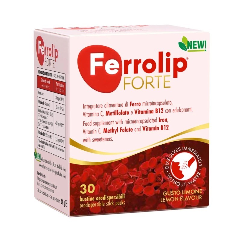 Ferrolip Forte 30 sobres orodispersables