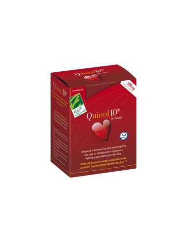 Quinol 10®, 90 cápsulas de 100 mg.